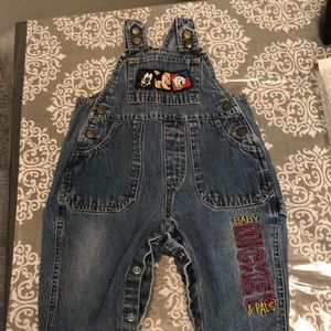 Baby mickey and pals overalls